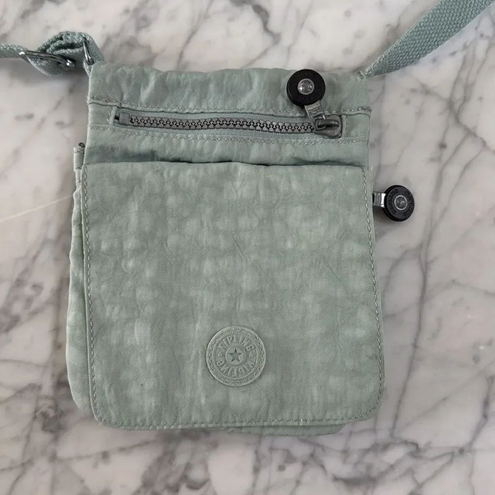 Kipling El Dorado Crossbody Shoulder Strap Mini Bag Mint